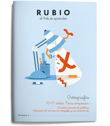 CUADERNO RUBIO ORTOGRAFIA 5 10-11 AÑOS