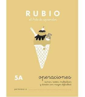 CUADERNO RUBIO A5 OPERAC.y PROBLEMAS  5A