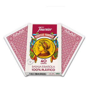 BARAJA ESPAÑOLA PLAST. 40 CARTAS 2100