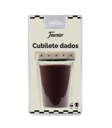 JUEGO CUBILETE + DADOS POKER EN BLISTER