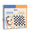 JUEGO AJEDREZ DAMAS 40 Cmt CON ACCESORIO