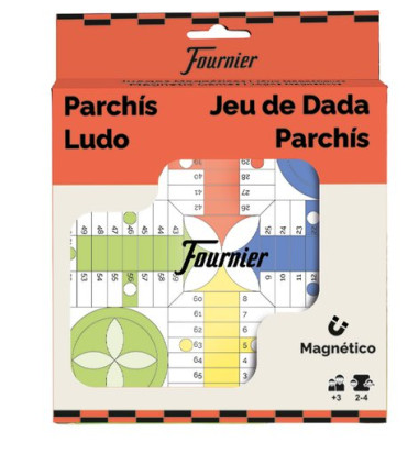 JUEGO MAGNETICO PARCHIS 16 Cmts