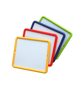 SET DE 4 PIZARRAS 30x 26cm  DOS CARAS