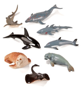 BOTE  8 FIG.ANIMALES MARINOS