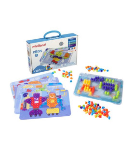 JUEGO ED.MINILAND PEGS 15 MM (3-6 años)