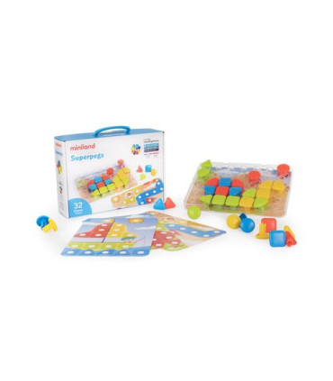 JUEGO ED.MINILAND SUPERPEGS (2-5 años)