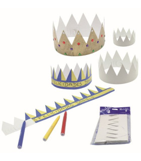 CORONA CELEBRACION para DECORAR PACK 12