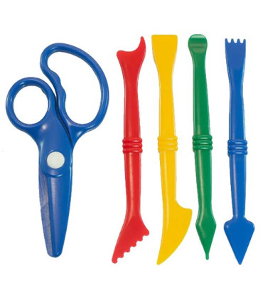 JUEGO MINILAND 5 ACCESORIOS PASTA 14cm