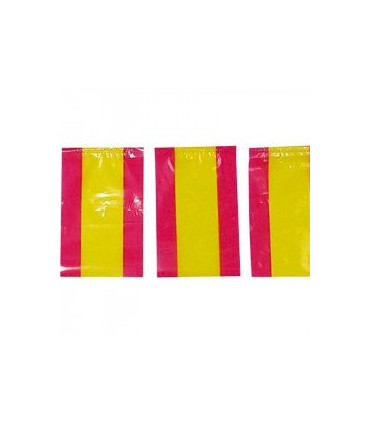 BANDERAS PLASTICO ESPAÑOLA B-50 MTS