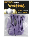 GLOBO PLATINUM LILA BOLSA DE 6