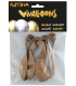 GLOBO PLATINUM ORO ROSA BOLSA DE 6