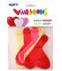 GLOBOS CORAZON BOLSA DE 5