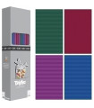 PAPEL REGALO RL.BK.1x3 COLORES (40)