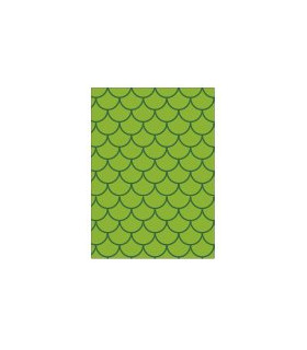 BOLSA DISFRAZ 56x70 IMPRESA ONDAS VERDE