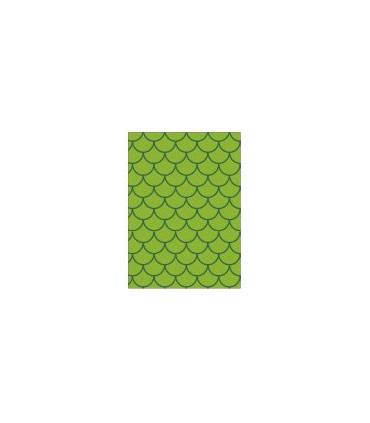 BOLSA DISFRAZ 56x70 IMPRESA ONDAS VERDE