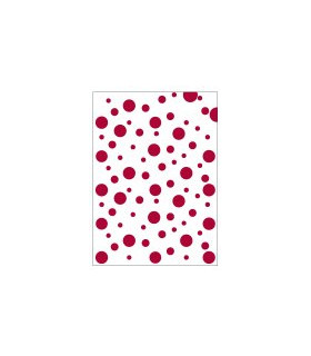 BOLSA DISFRAZ 56x70 IMPRESA TOPOS ROJO
