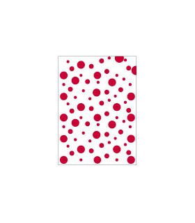 BOLSA DISFRAZ 65x90 IMPR.TOPOS ROJO