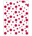 BOLSA DISFRAZ 65x90 IMPR.TOPOS ROJO
