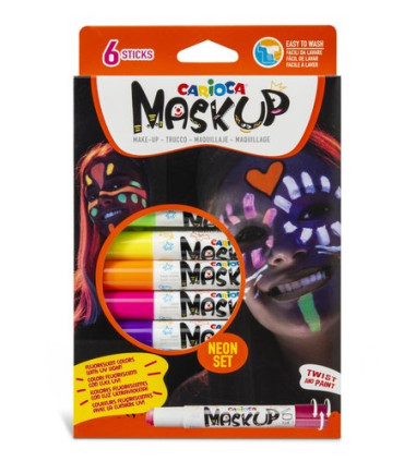 MAQUILL.CARIOCA BARRA FLUO SET DE 6