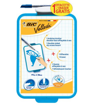 PIZARRA BLANCA VELLEDA 19x26 cm