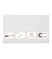PIZARRA NOBO DIAMOND RD.1883x1053 BLANCA