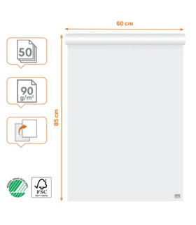 BLOC PIZARRA NOBO 600x850 CUAD. 50h