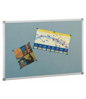 TABLERO CORCHO TAP M. ALUMINIO 90X120 GR