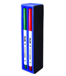 BORRADOR PIZARRA MILAN + 4 ROTULADORES