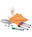 KIT NOBO PIZARRA BLANCA CRISTAL