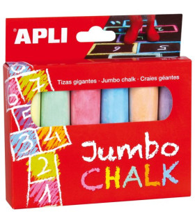 TIZAS APLI JUMBO CAJA de 6 SURTIDAS