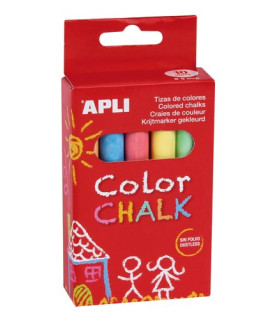 TIZAS COLORES APLI ESTUCHE DE 10