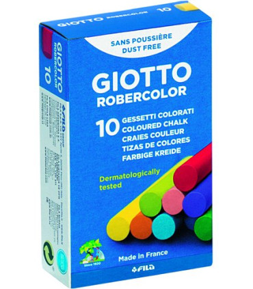 TIZAS  COLORES GIOTTO ROBERCOLOR EST. 10