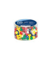 AGUJA SEÑALZ.PUSH-PIN FOROFIS C/100 SURT