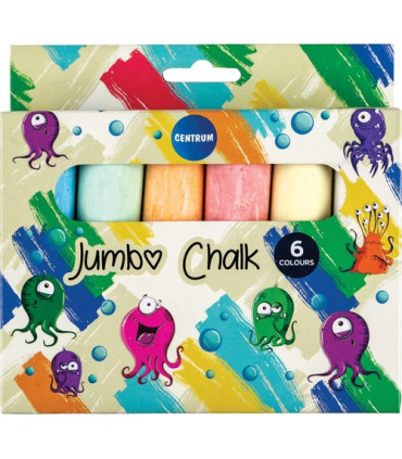 TIZAS COLORES CENTRUM JUMBO ESTUCHE de 6