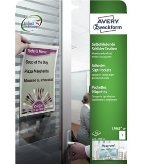 FUNDA CARTEL AVERY VERT.A4 PERMANENTE