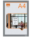 MARCO  MAG. AUTOADHESIVO A4 PLATA B/2