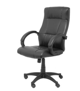 SILLA PIQUERAS MUNERA SIMILPIEL NEGRO