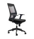 SILLA ROCADA TAPIZADO NEGRO