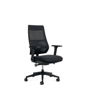 SILLA ROCADA RD-934M/4 NEGRO CON BRAZOS