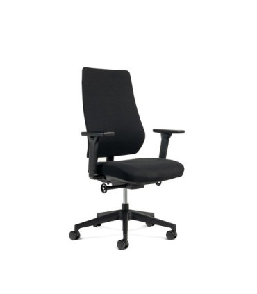SILLA ROCADA RD-934/4 NEGRO CON BRAZOS