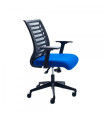 SILLA ROCADA RD-907/3 AZUL CON BRAZOS