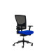 SILLA ROCADA OFICINA TAPIZADO AZUL