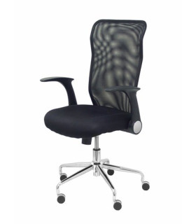 SILLA PIQUERAS MINAYA TEJIDO 3D NEGRO