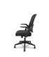 SILLA PIQUERAS OPTI544 TAPIZADO NEGRO