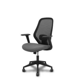 SILLA PIQUERAS ERGO529 MALLA GRIS