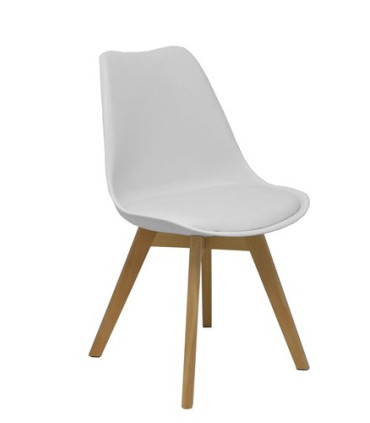 SILLA PIQUERAS RODRIGO CONF.PVC BLANCO P