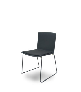SILLA PIQUERAS OPTI523 TAP. NEGRO