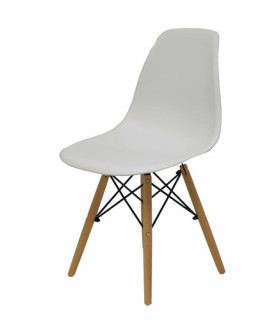 SILLA PIQUERAS PRIEGO CONF.PVC BLANCO P/