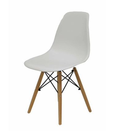 SILLA PIQUERAS PRIEGO CONF.PVC BLANCO P/