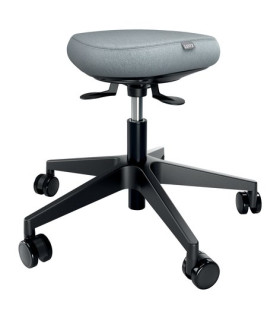 TABURETE LEITZ ERGO GRIS OSC